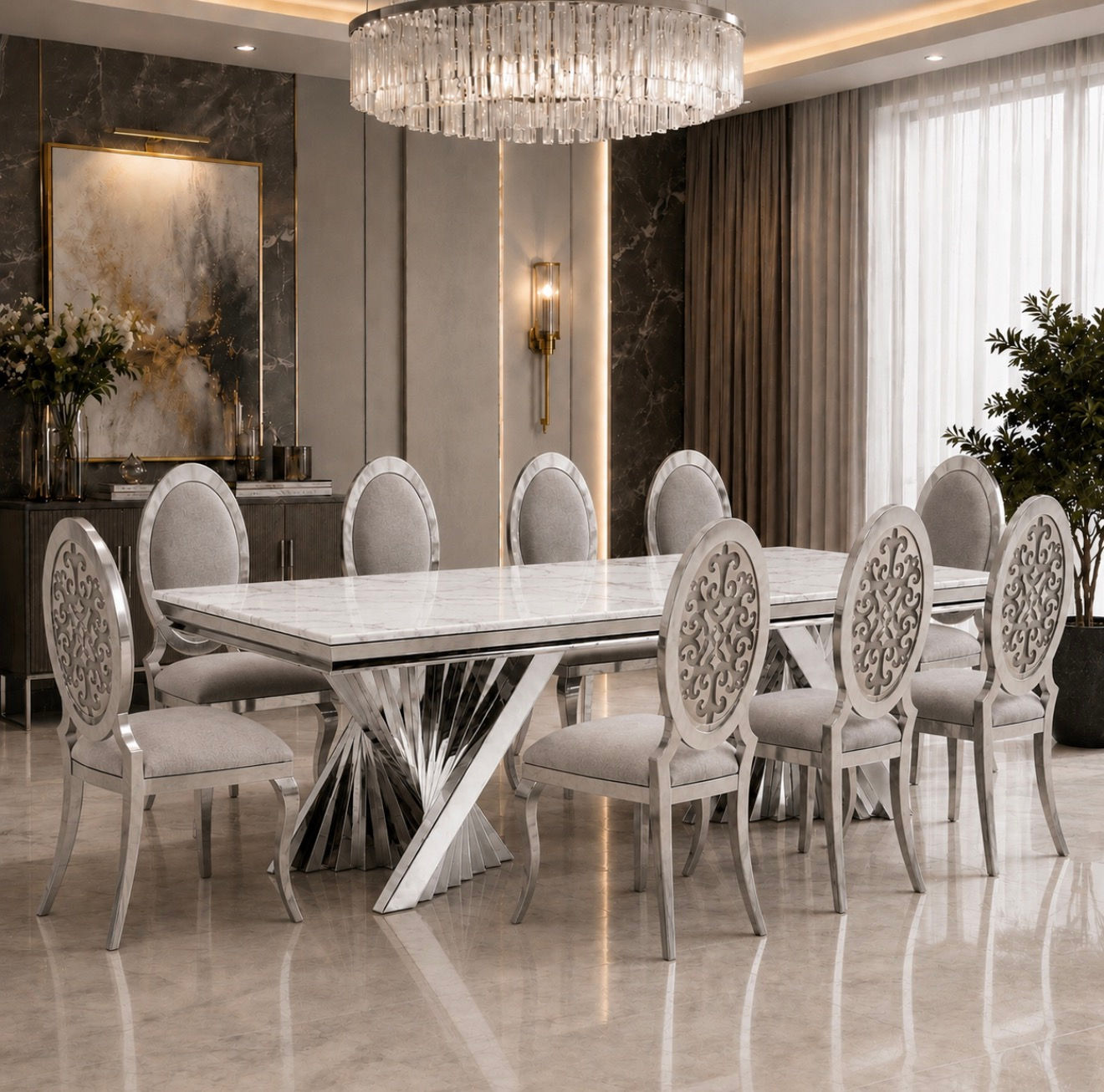 Berlin 8 Seater Dining Set