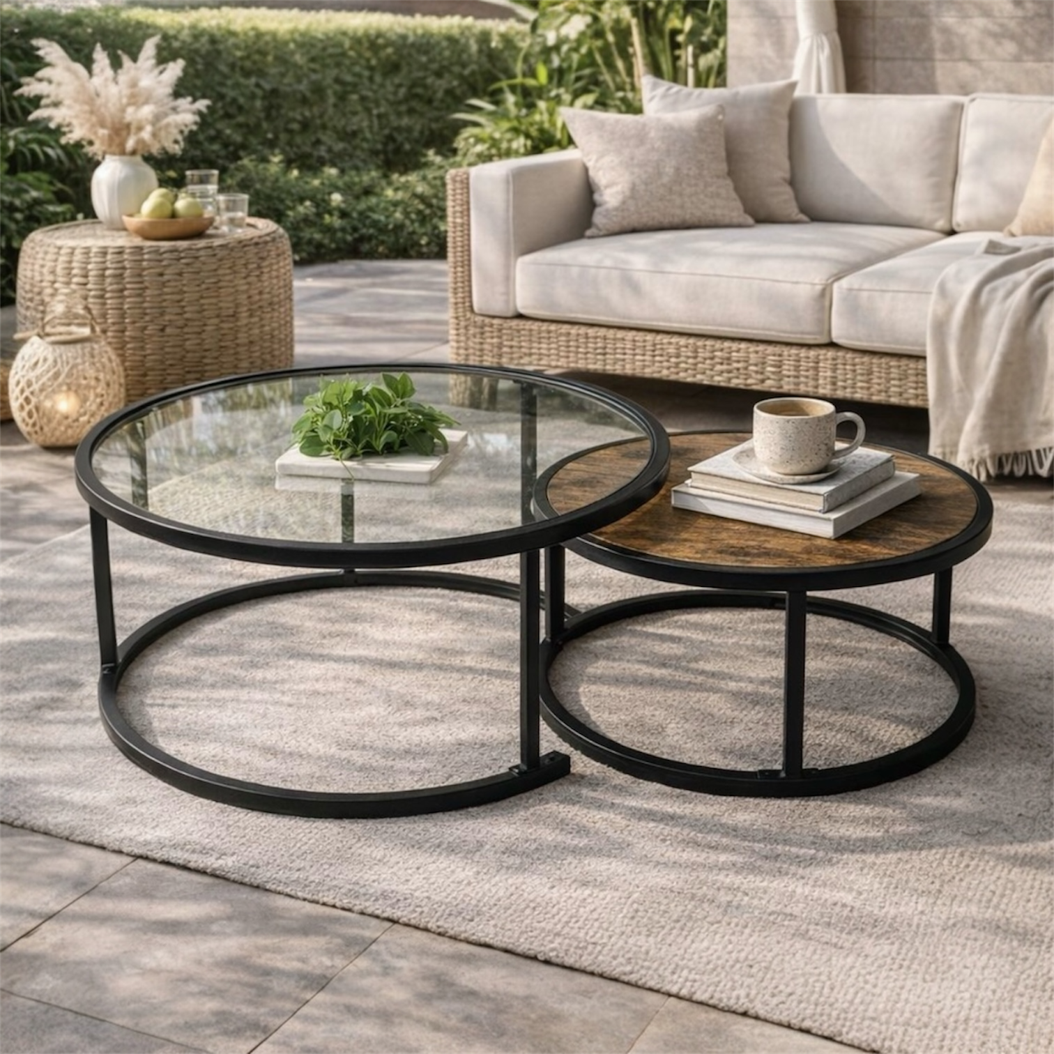 Verdant Nesting Coffee Table