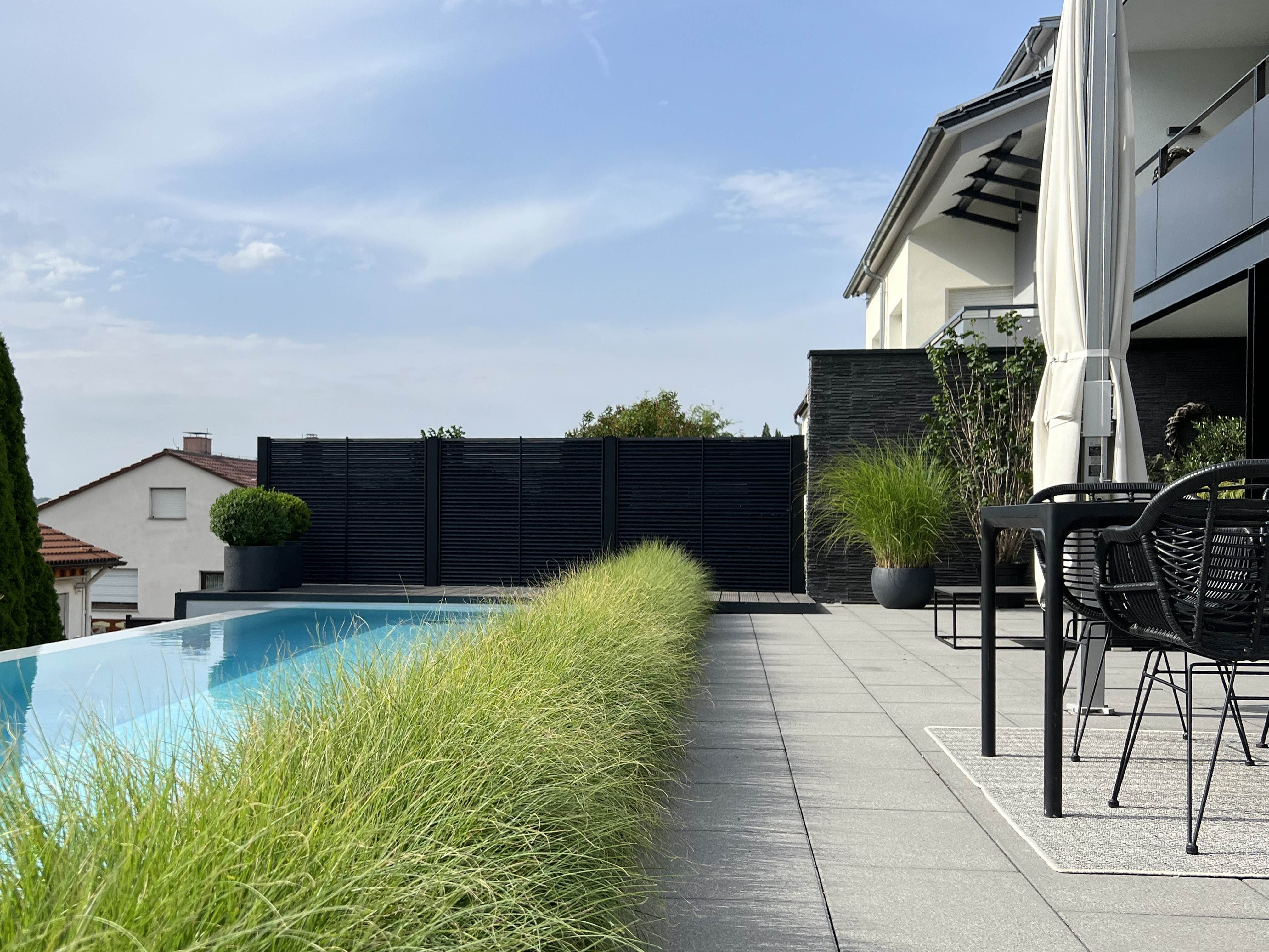 Alu Zäune aus Aluminium