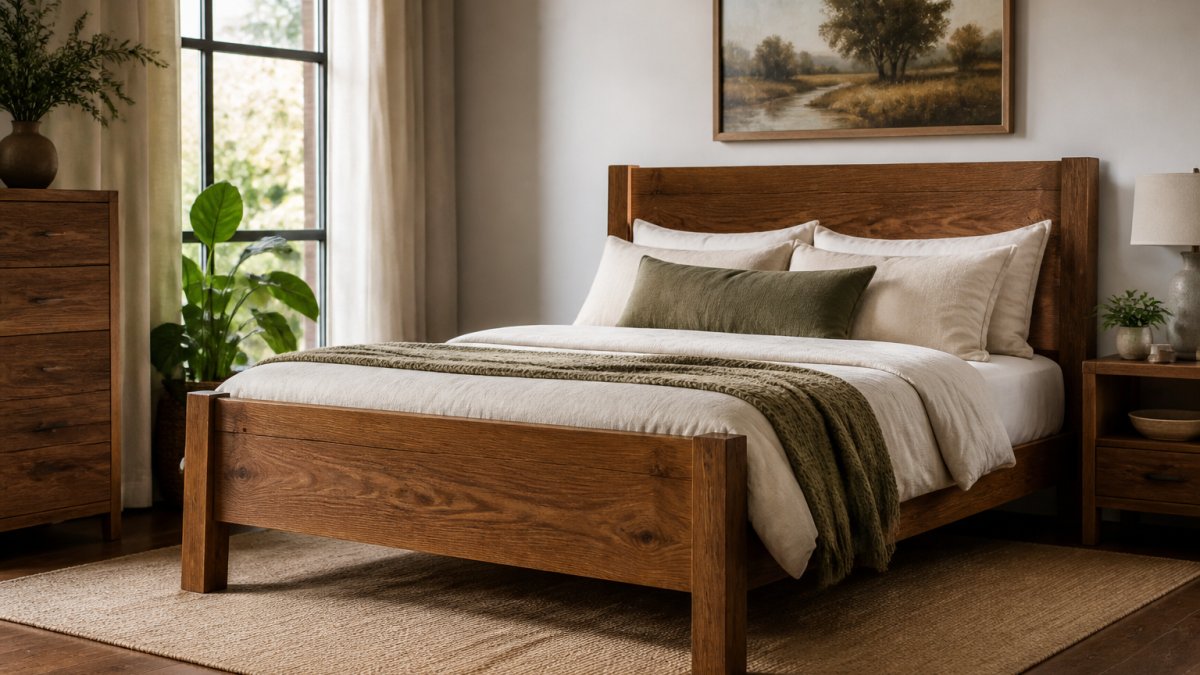 How to Style a Solid Wood Bed Frame: A Complete Guide
