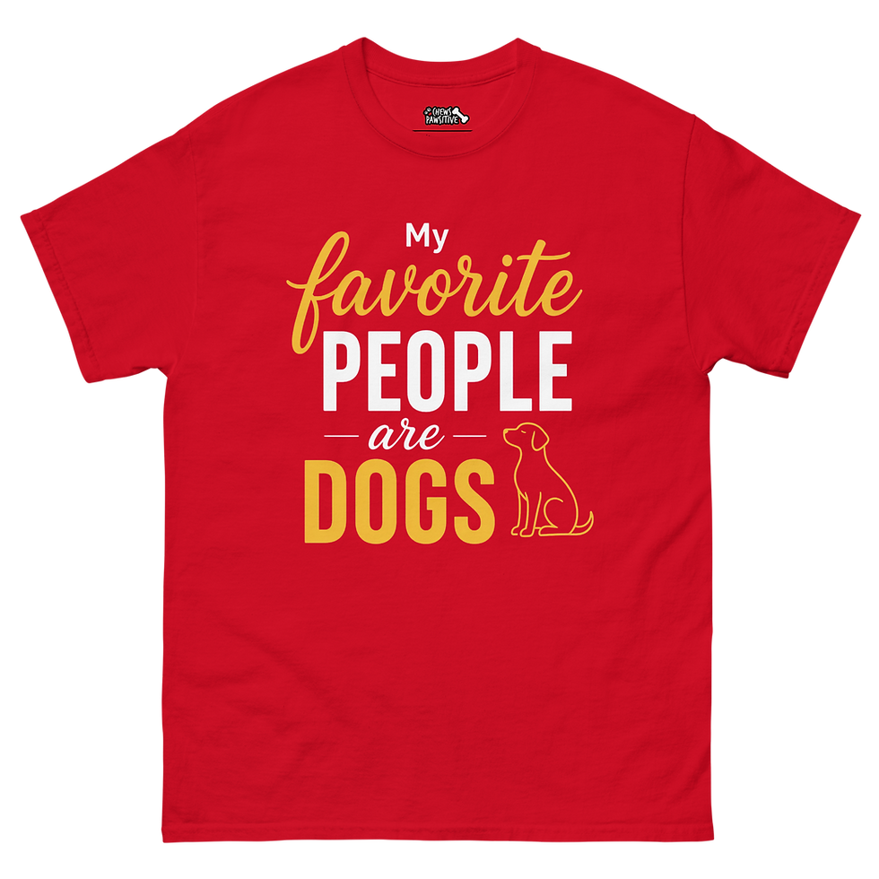 Thumbnail: My Favorite People are Dogs Unisex Tee