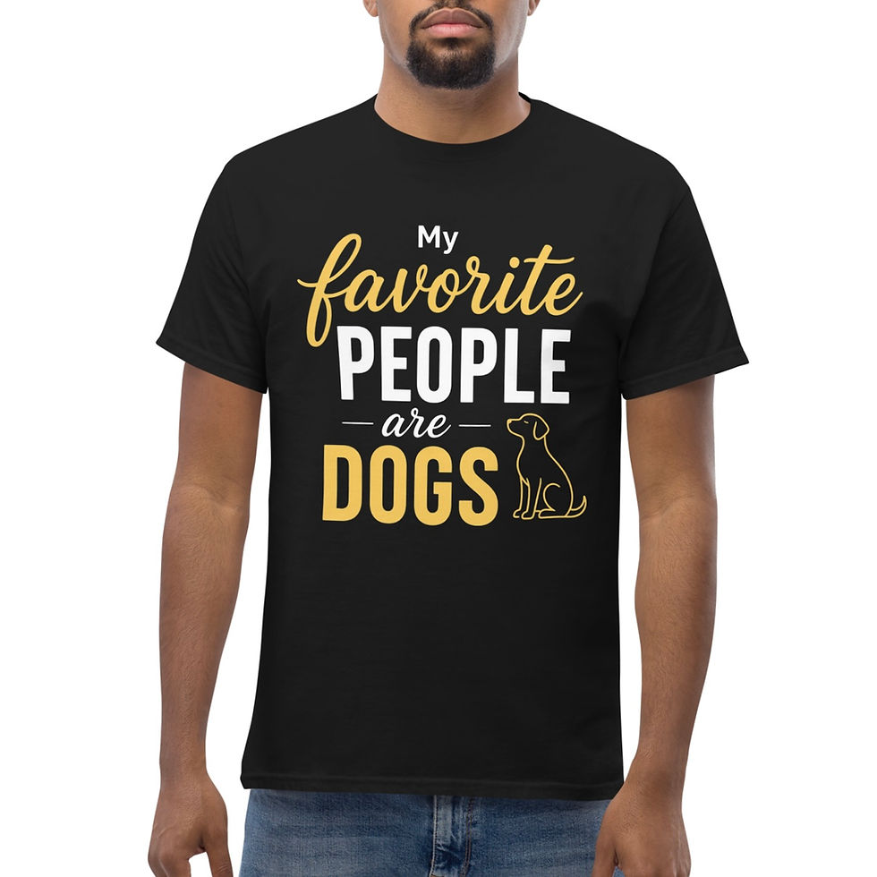 Thumbnail: My Favorite People are Dogs Unisex Tee