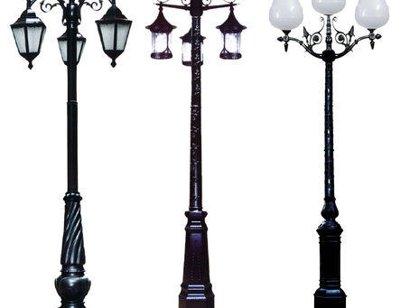 Trụ đèn sân vườn 3 bóng