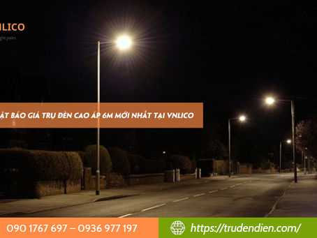 Cập nhật báo giá trụ đèn cao áp 6m mới nhất tại VNLICO