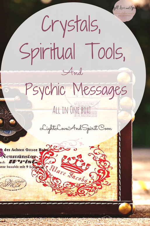 Crystals, Spiritual Tools, And Psychic Messages. Everything In One Box!
