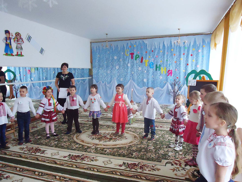 Свято «Стрітення» у дитячому садку