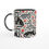 Thumbnail: Whimsical Tiger Cubs in a Floral Wonderland - 11oz Ceramic Mug