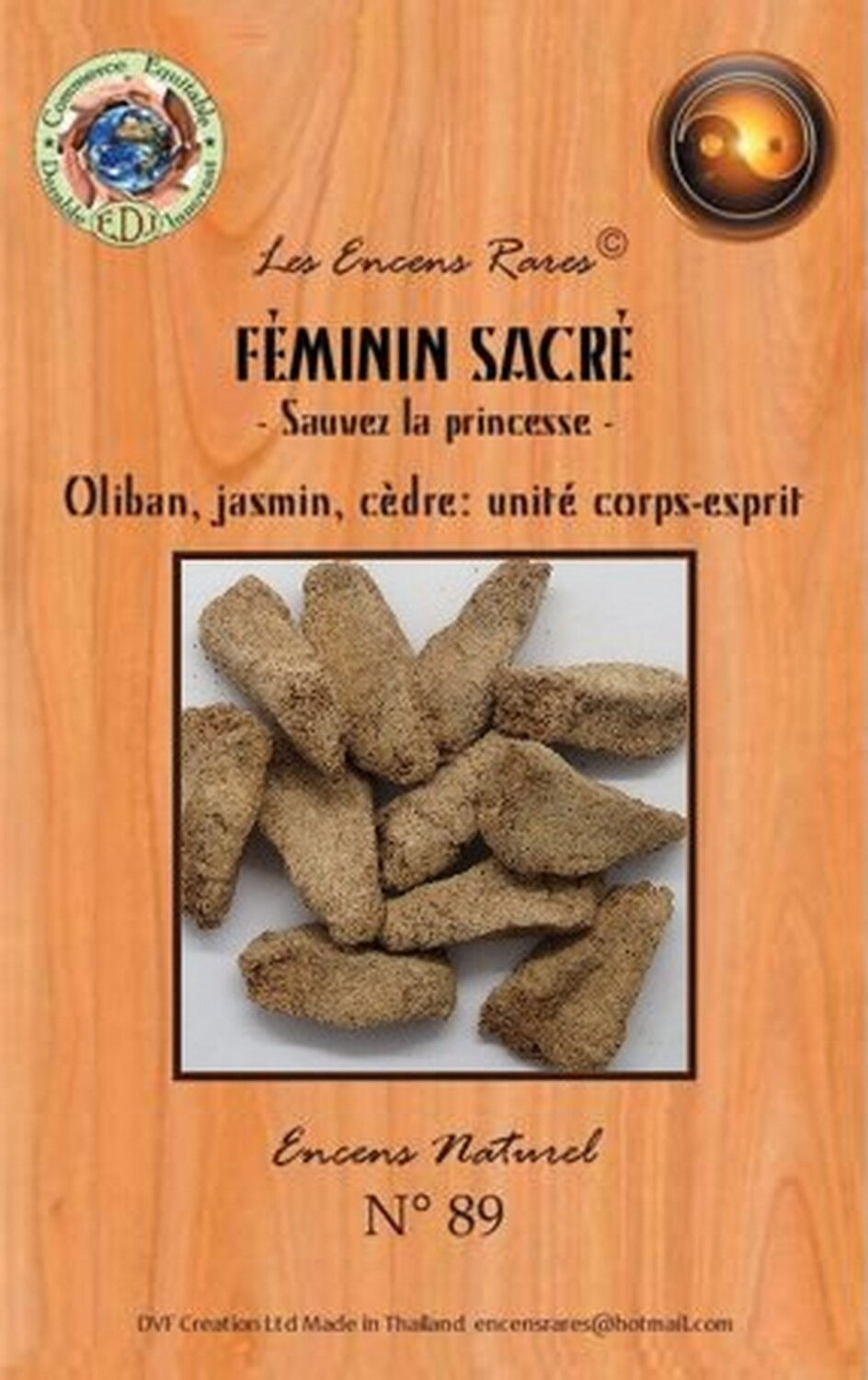Encens Rares "Féminin sacré"