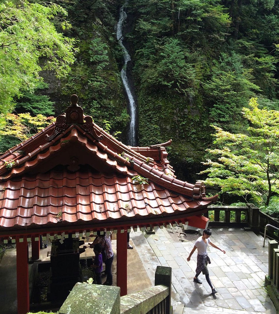 A photo of Haruna Shrine in Gunma, Japan.