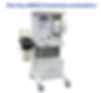 AM832 advanced anesthesia machine with dual vaporizers, built-in digital ventilator, and 7-inch TFT touch screen