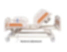 Remote control for 3 function hospital bed showing adjustable back,