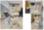 AM832 anesthesia machine with real-time monitoring on touch screen display