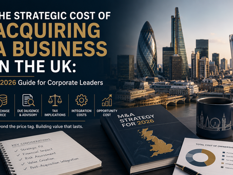 The Strategic Cost of Acquiring a Business in the UK: A 2026 Guide for Corporate Leaders