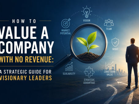 How to value a company with no revenue