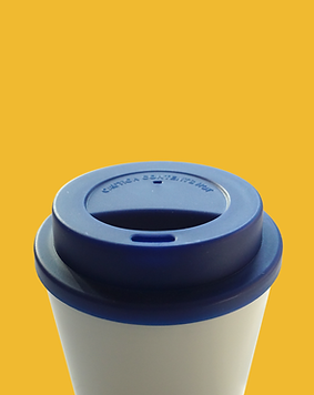 Top of Friendlier reusable coffee cup