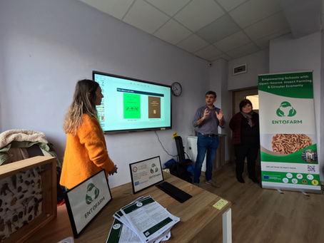 EntoFARM Pilot Lands in Bulgaria: Hands-On Learning at BUZEMA Agricultural High School