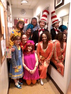 Peyton as her cast mates of Seussica