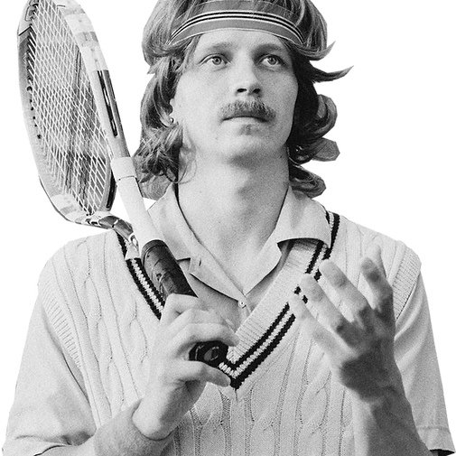 tennista vintage anni 70