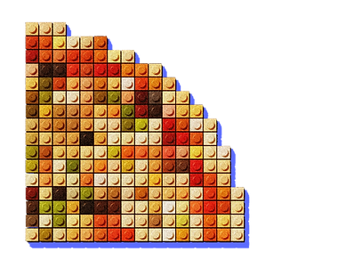 pizza di lego