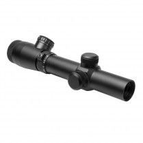 Thumbnail: SHOOTER I SERIES 1.1-4X24 FULL SIZE SCOPE/BLUE & RED ILL./P4 SNIPER/GREEN LENS