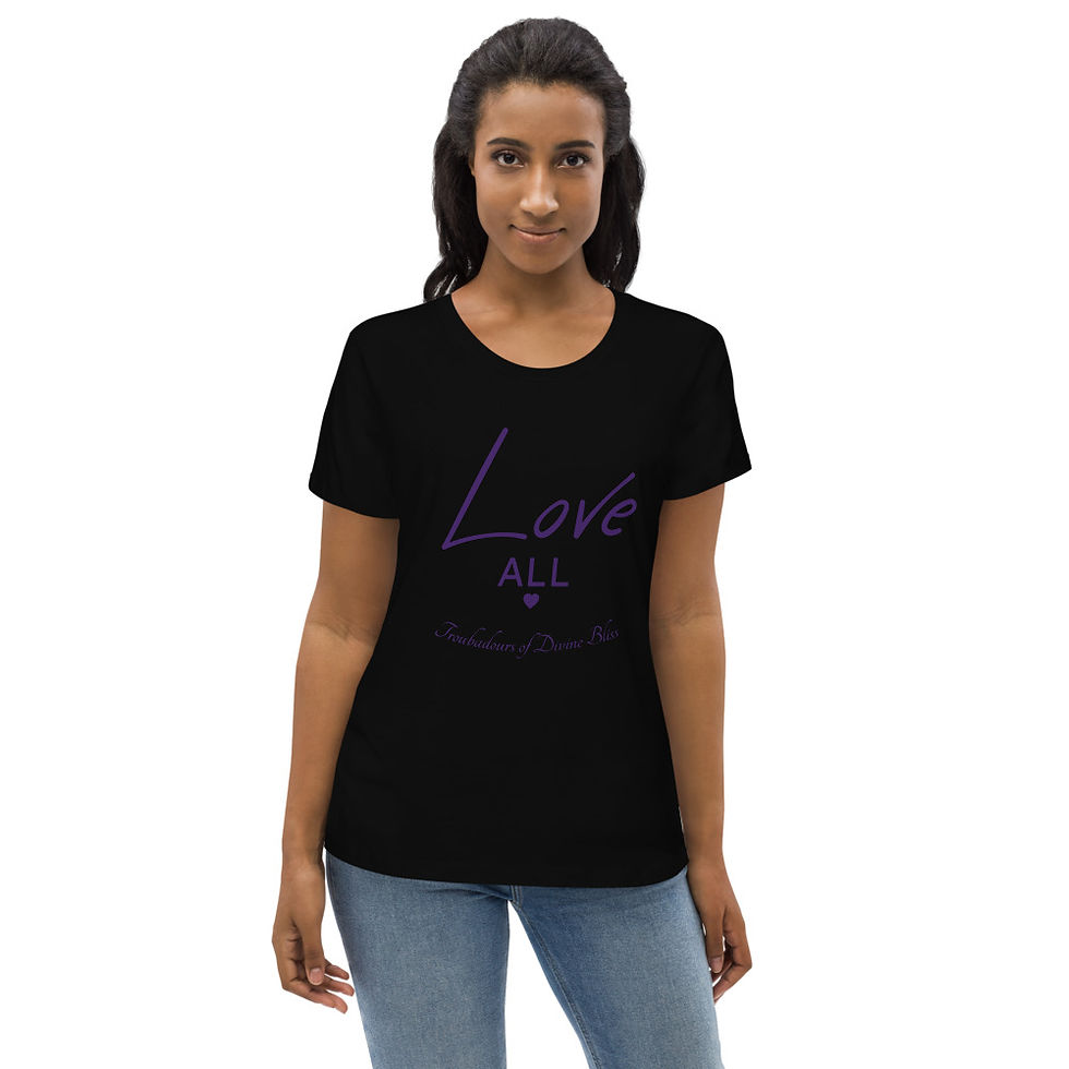 Thumbnail: LOVE ALL Women's fitted eco tee