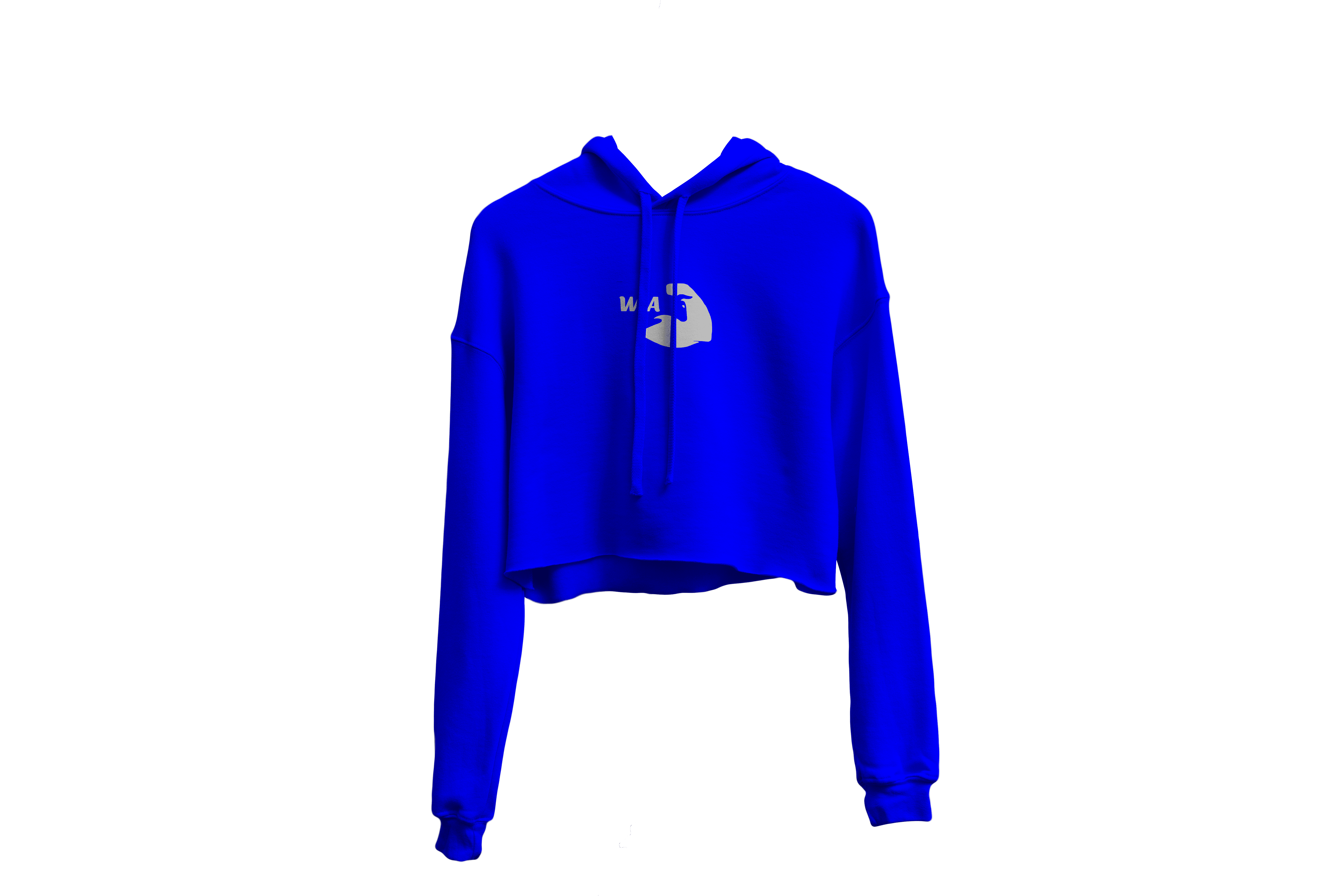 "Glaciers" Classic Crop Top Hoodie
