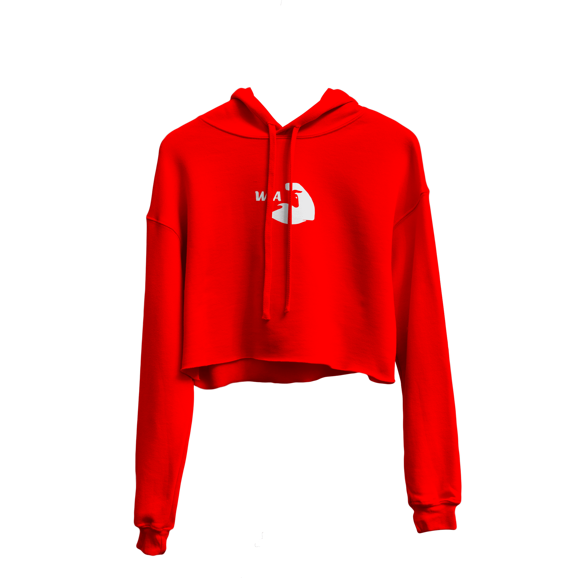 "Candy Canes" Classic Crop Top Hoodie