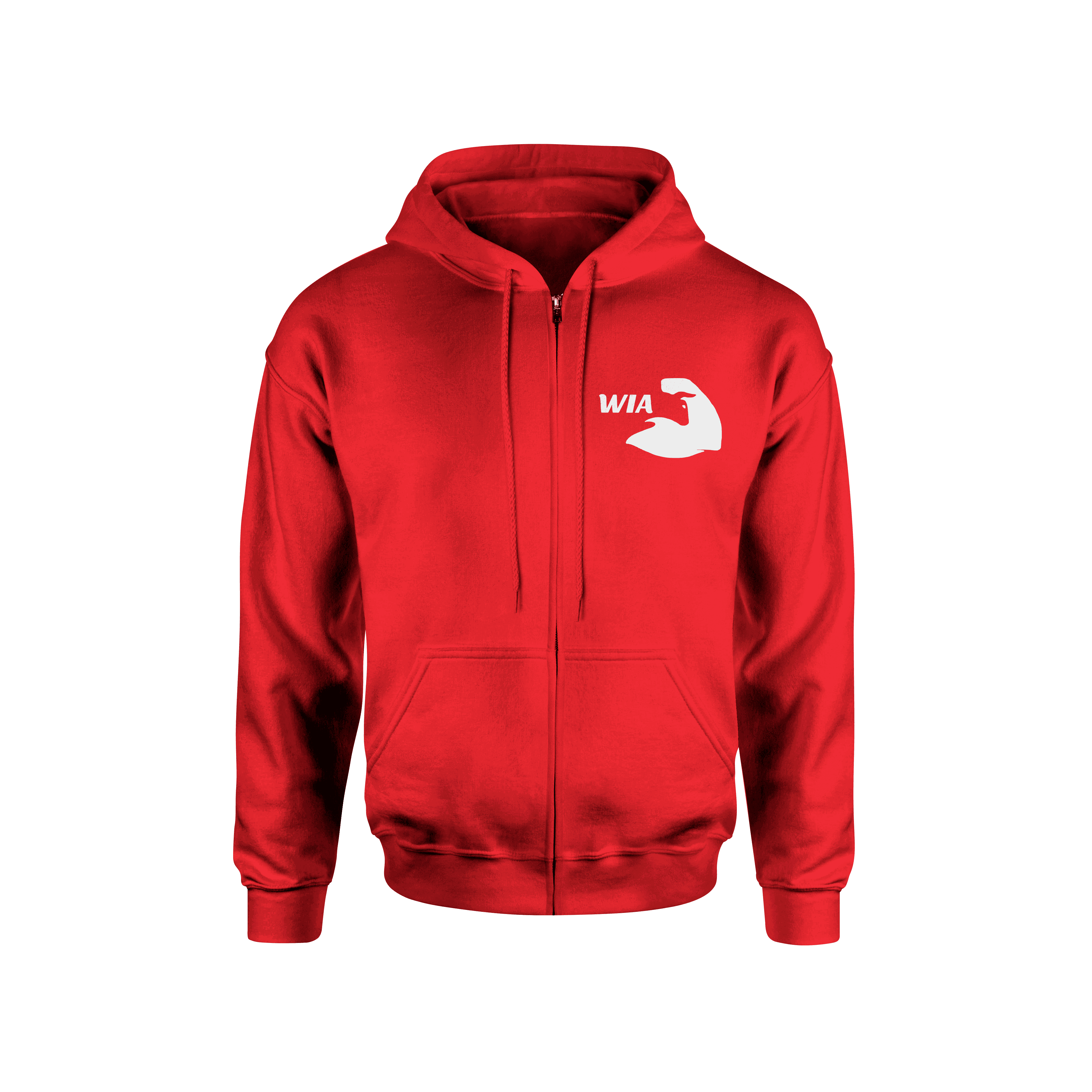 "Candy Canes" Classic Hooded Zip-Up