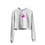 Thumbnail: "Lychee" Classic Crop Top Hoodie