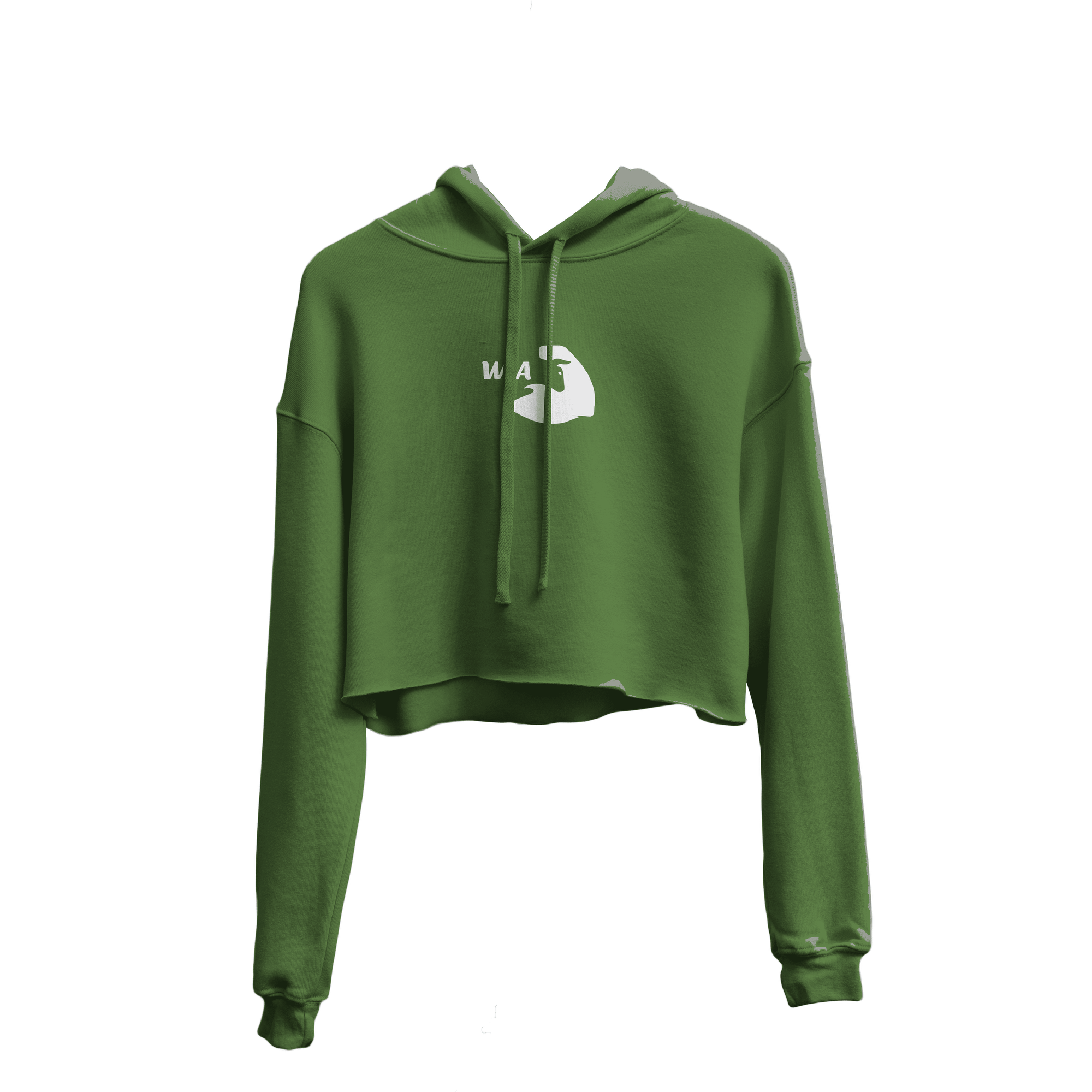 "Armed Forces" Classic Crop Top Hoodie