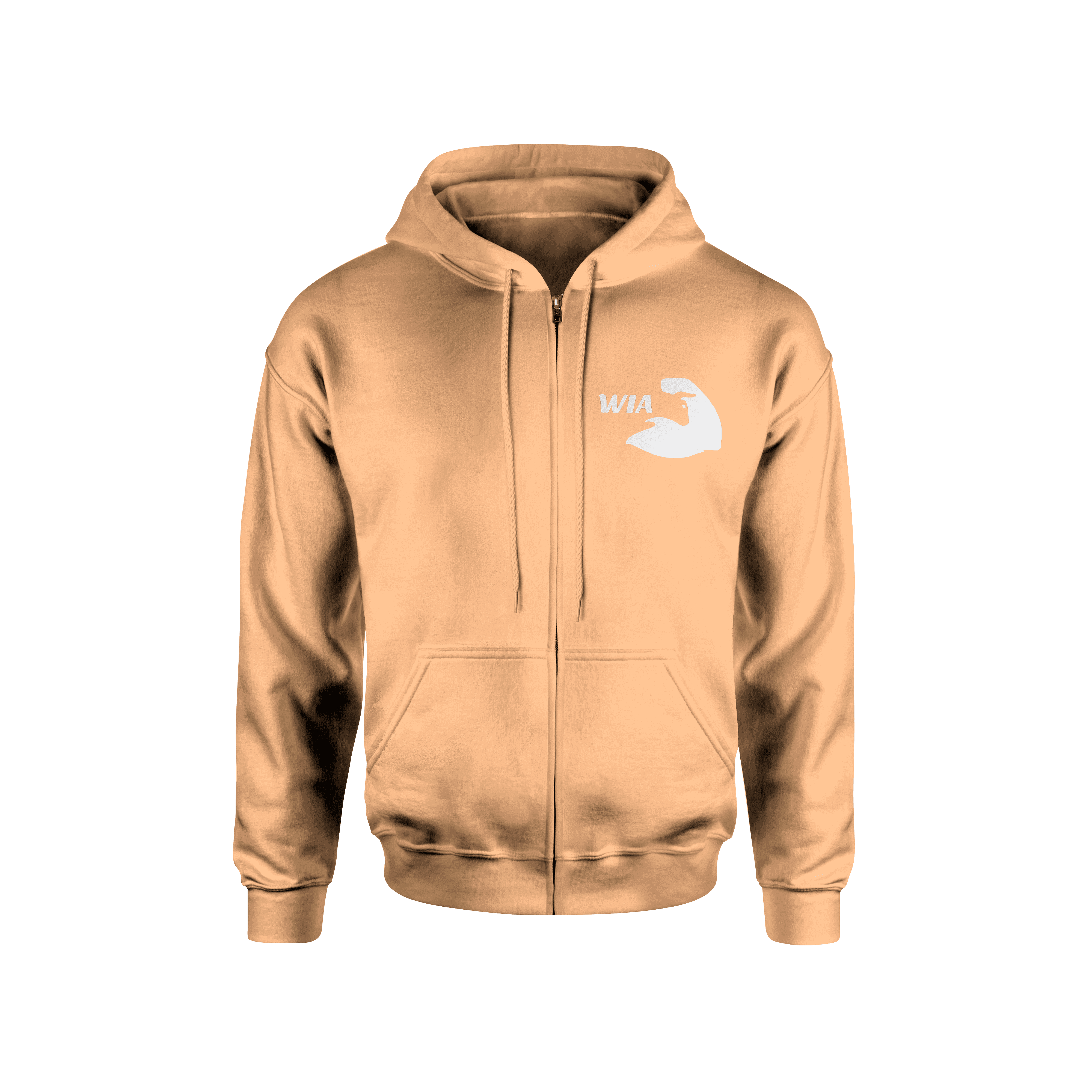"Georgia Peach" Classic Hooded Zip-Up