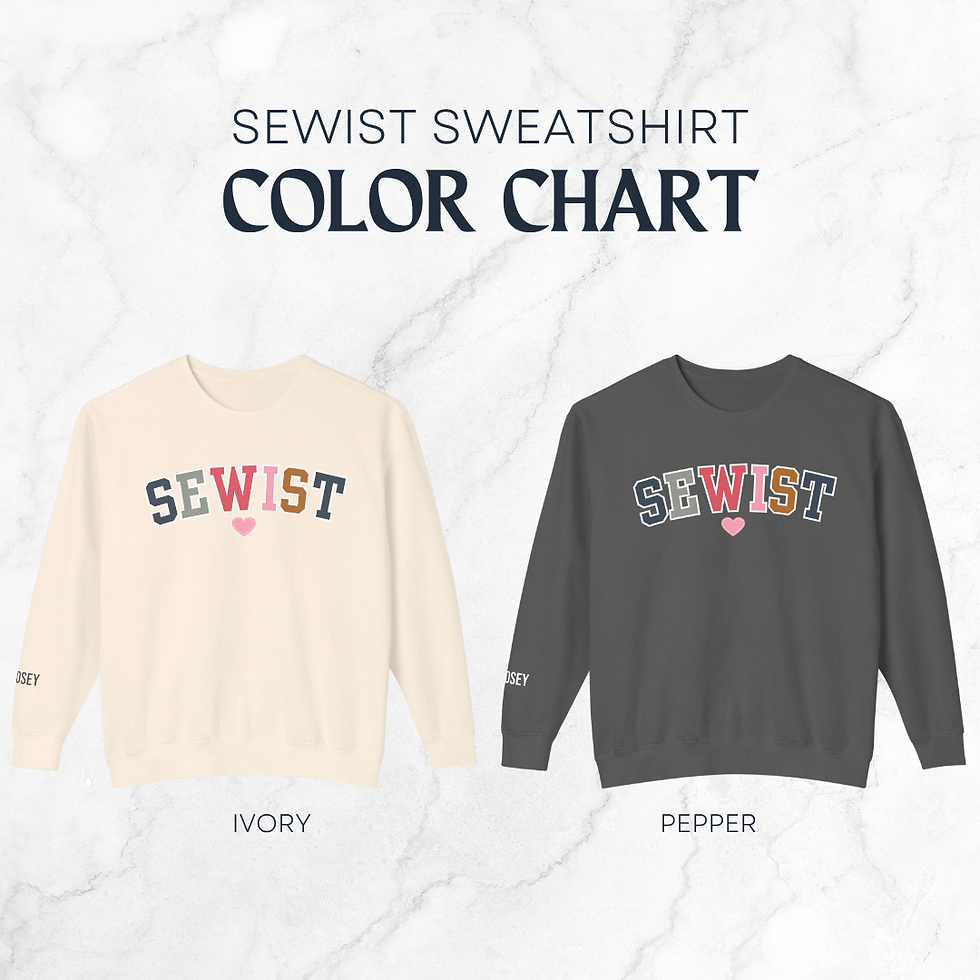 Thumbnail: SEWIST Sweatshirt – Personalized Sewing Gift for Makers