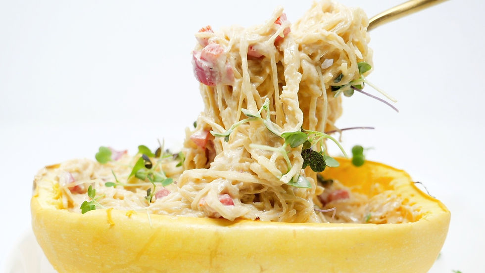 Creamy Tahini Spaghetti Squash Salad