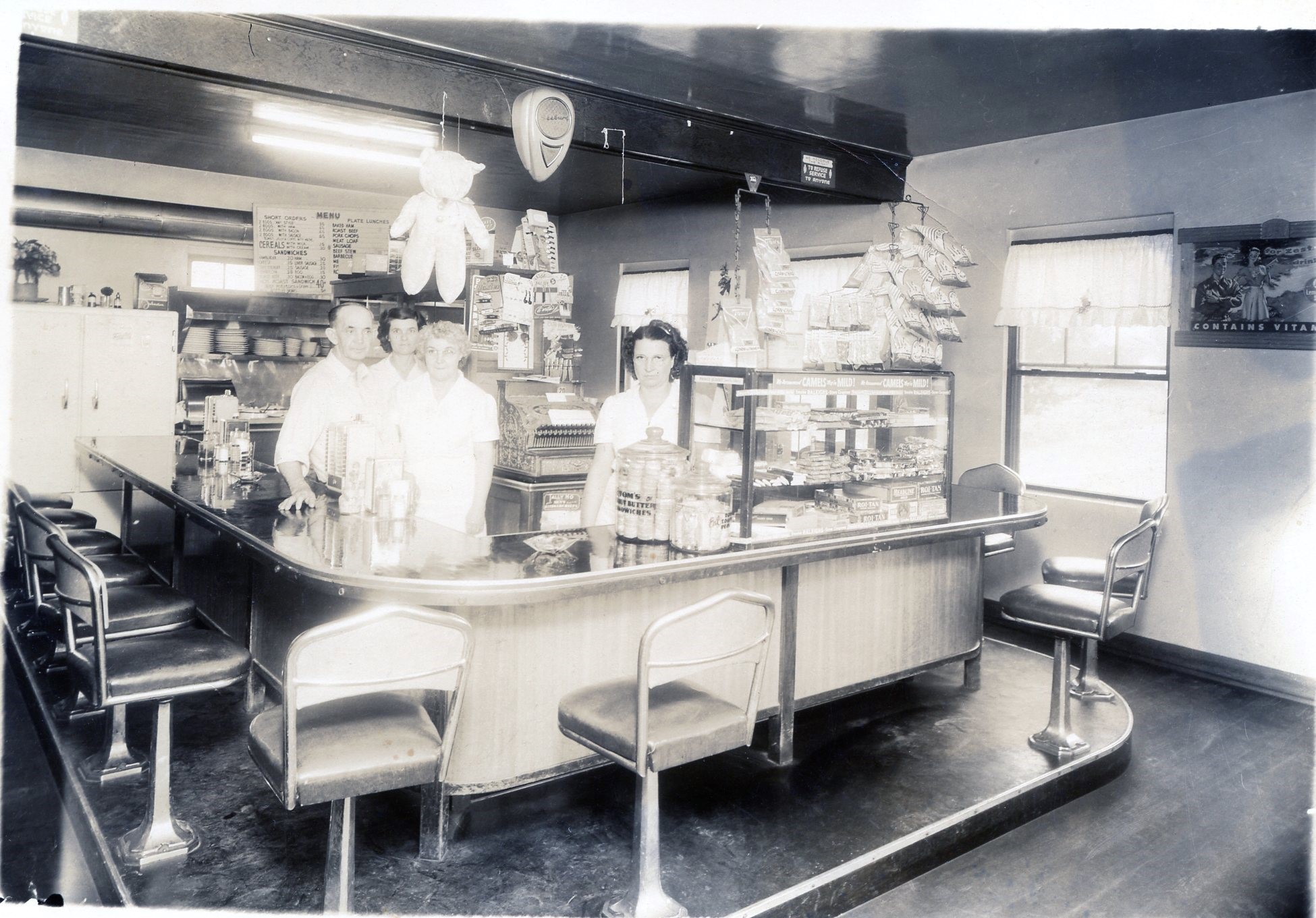 Fred & Birdie Church's Restaurant 1950s[