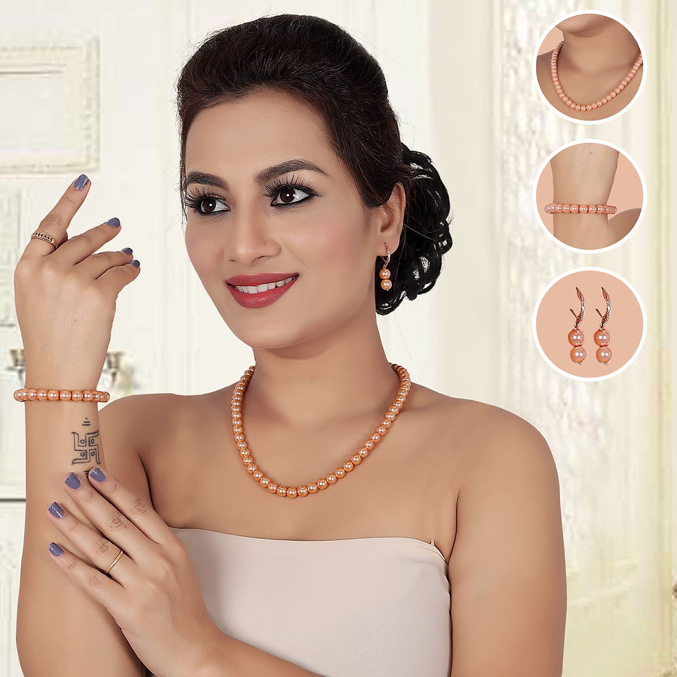 a choker pearl necklace set apart is its ability to blend classic pearl elegance with contemporary style.