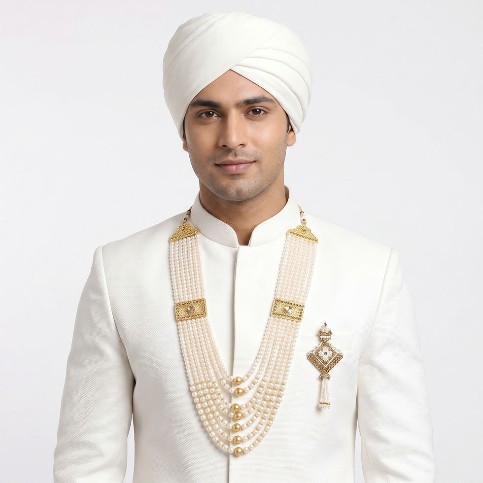 Thumbnail: Groom mala is not just a piece of jewelry; it is a symbol of love, commitment, tradition, and cultural heritage.