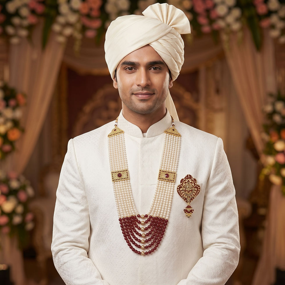 Thumbnail: Groom mala is not just a piece of jewelry; it is a symbol of love, commitment, tradition, and cultural heritage.