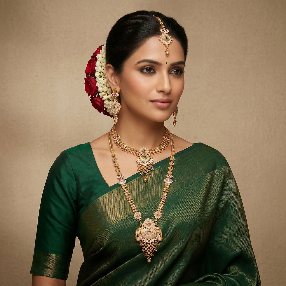 Thumbnail: Rajwadi jewelry set is more than just a collection of ornaments