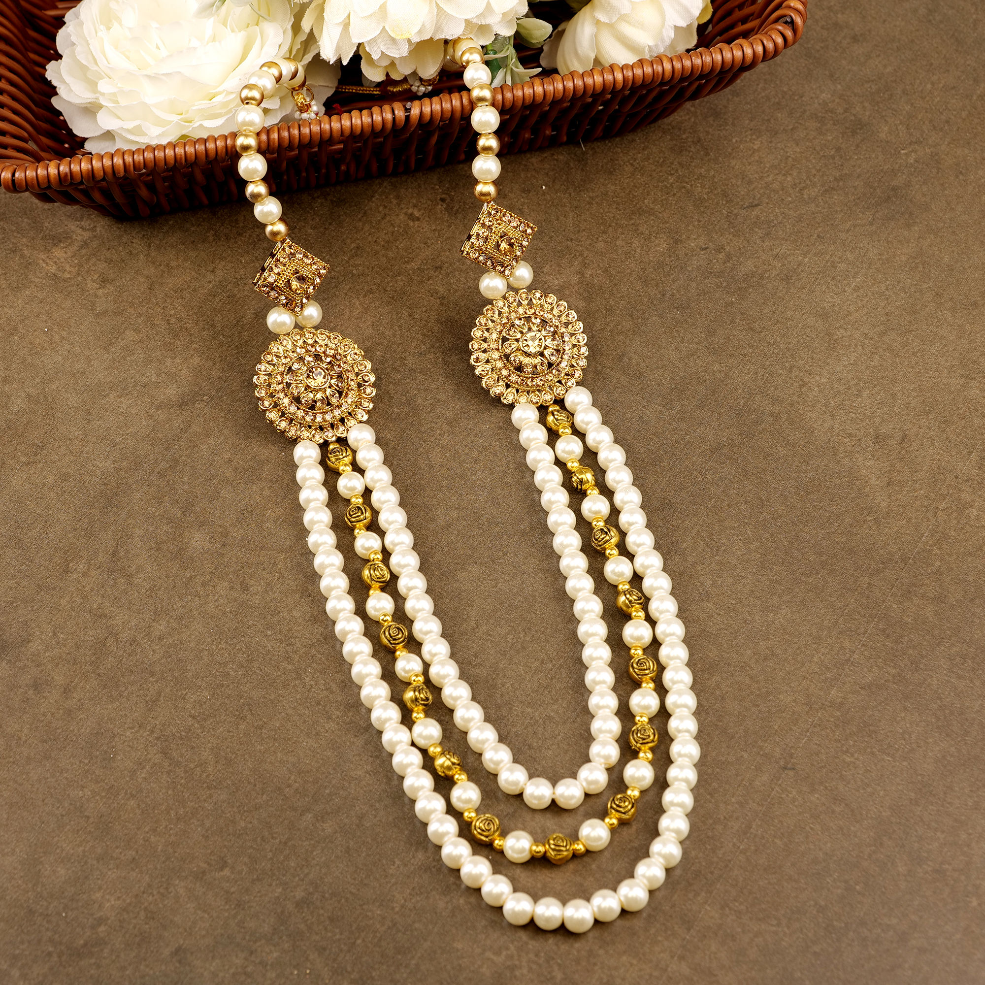 The groom's sherwani mala is much more than just a piece of jewelry; it is a symbol of tradition.