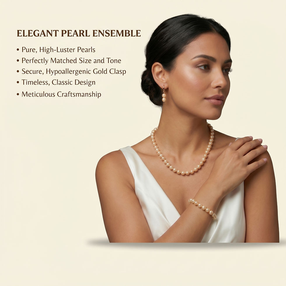 a choker pearl necklace set apart is its ability to blend classic pearl elegance with contemporary style.