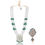Thumbnail: pearl mala for groom with intricate beadwork and brooch