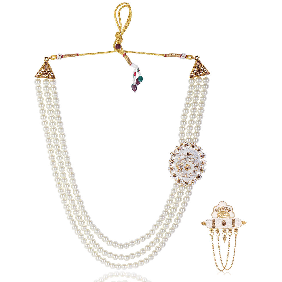 Thumbnail: The groom mala for wedding can embrace tradition in style.