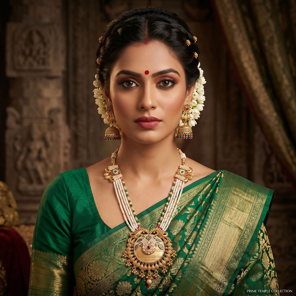 Thumbnail: Rajwadi bridal jewelry traces its origins to the royal families of Rajasthan and Gujarat