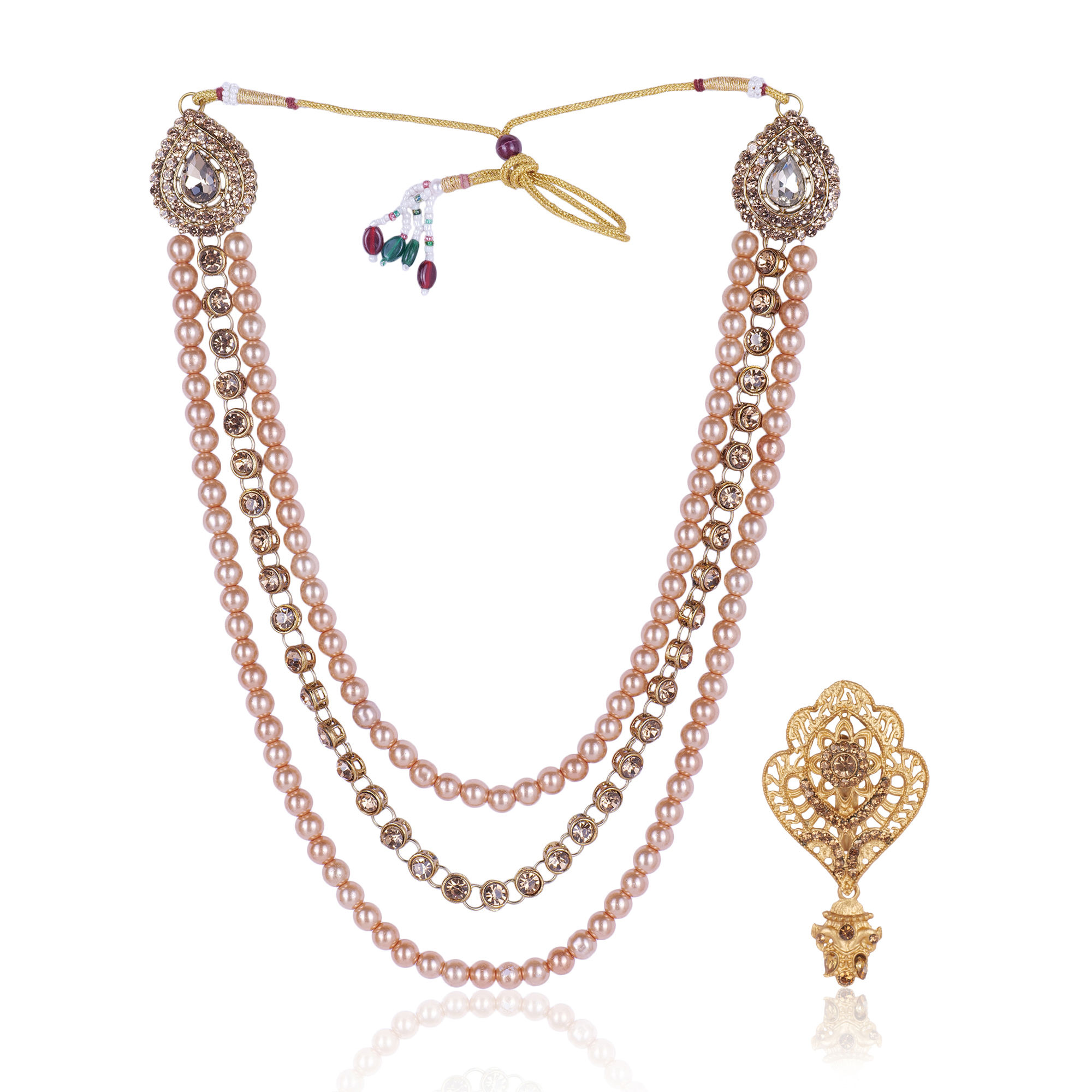 The groom's sherwani mala is much more than just a piece of jewelry; it is a symbol of tradition, culture, and celebration.