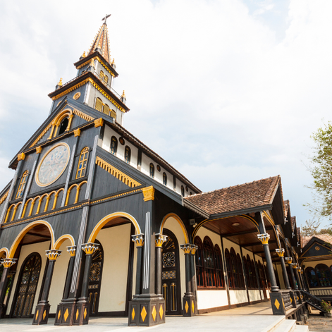   The Kon Tum Wooden Church