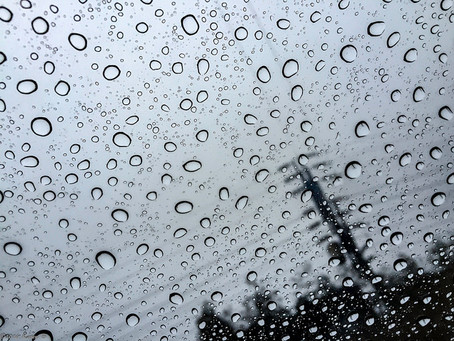 it’s raining, and I