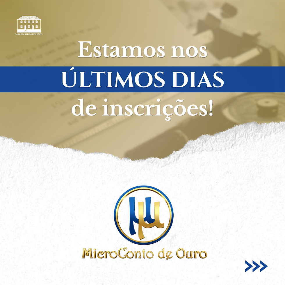 MicroConto de Ouro: estamos na reta final das inscrições!
