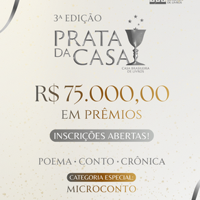 3º Prêmio Prata da Casa — inscrições abertas!
