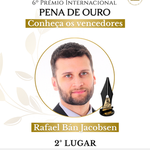 6º Prémio Internacional Pena de Ouro | CONHEÇA OS VENCEDORES | Rafael Bán Jacobsen | 2º lugar — Categoria POEMA