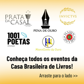 Fique por dentro de todos os eventos da Casa Brasileira de Livros!